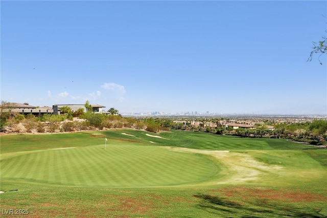 426 Tranquil Peak Ct, Henderson, NV 89012 - surrounding community with view of golf course and a putting green