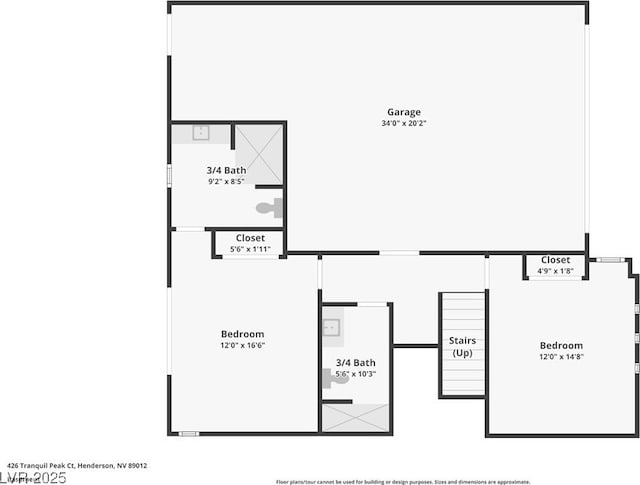 426 Tranquil Peak Ct, Henderson, NV 89012 - view of home floor plan