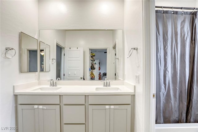 2807 Lindsey Springs St, Las Vegas, NV 89142 - full bathroom with double vanity