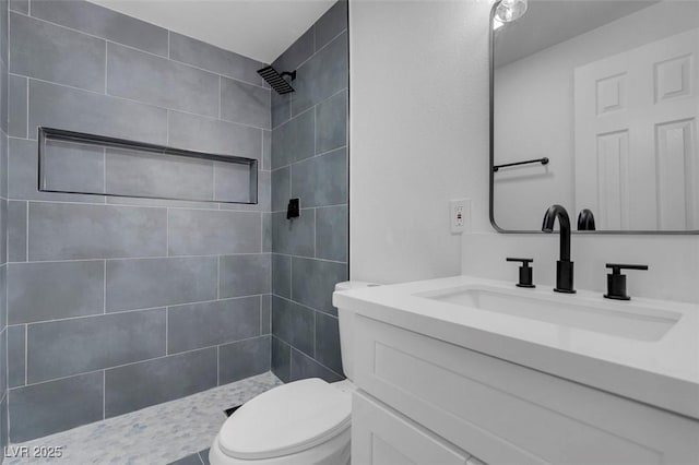 6340 Factor Ave, Las Vegas, NV 89107 - bathroom with vanity and tiled shower
