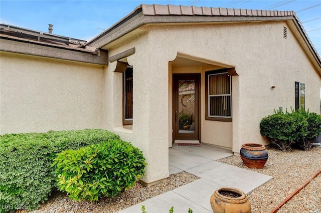 4508 Regalo Bello St, Las Vegas, NV 89135 - view of exterior entry with stucco siding