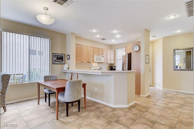 4508 Regalo Bello St, Las Vegas, NV 89135 - dining area featuring light tile patterned floors and recessed lighting