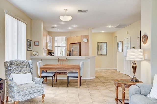 4508 Regalo Bello St, Las Vegas, NV 89135 - living area with light tile patterned floors and recessed lighting