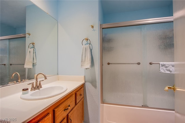 5587 Stomping Boots Ave, Las Vegas, NV 89118 - bathroom featuring vanity and enclosed tub / shower combo