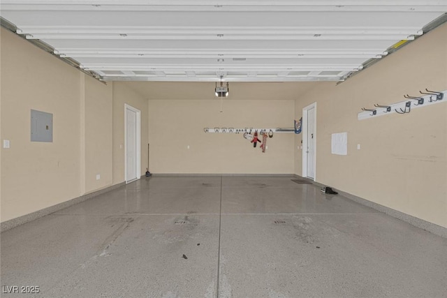 3668 Hillary Elan Ct, Las Vegas, NV 89139 - garage featuring a garage door opener and electric panel