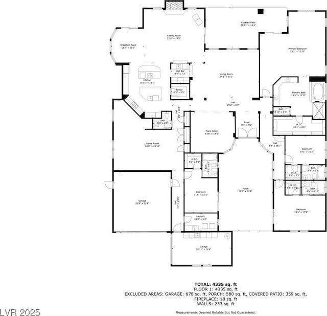 3668 Hillary Elan Ct, Las Vegas, NV 89139 - view of property floor plan