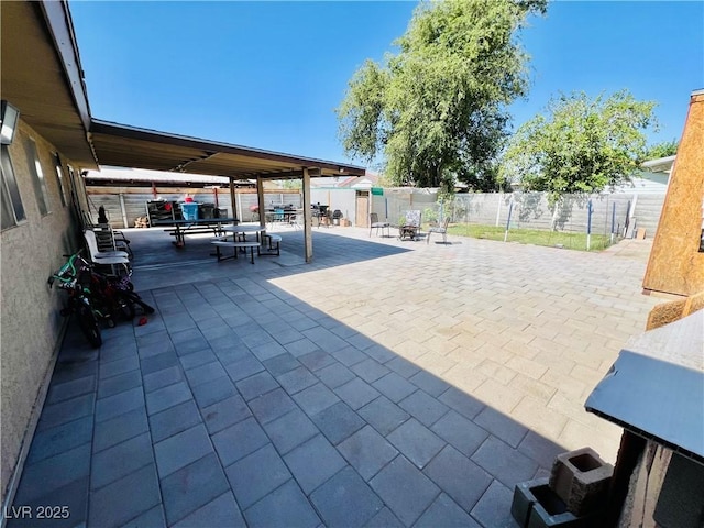 4109 Studio St, Las Vegas, NV 89115 - fenced backyard featuring a patio