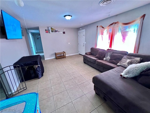 4109 Studio St, Las Vegas, NV 89115 - tiled living room with baseboards