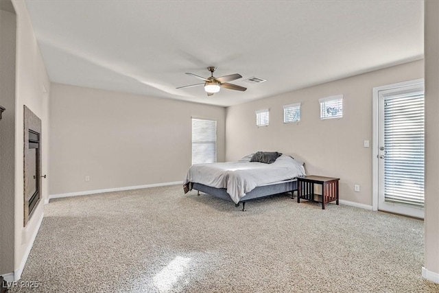 609 Doubleshot Ln, Henderson, NV 89052 - bedroom featuring carpet and a ceiling fan