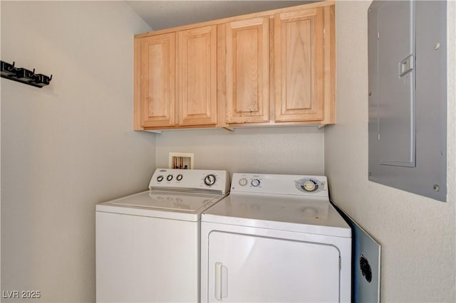 3617 Indigo Flower St Unit 1, North Las Vegas, NV 89084 - washroom with electric panel, separate washer and dryer, and cabinet space