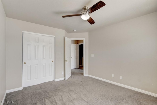 3617 Indigo Flower St Unit 1, North Las Vegas, NV 89084 - unfurnished bedroom with carpet floors, a closet, and ceiling fan