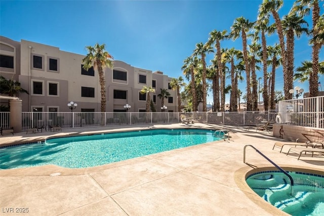 2028 Mesquite Ln Unit 302, Laughlin, NV 89029 - community pool with a patio area and a hot tub