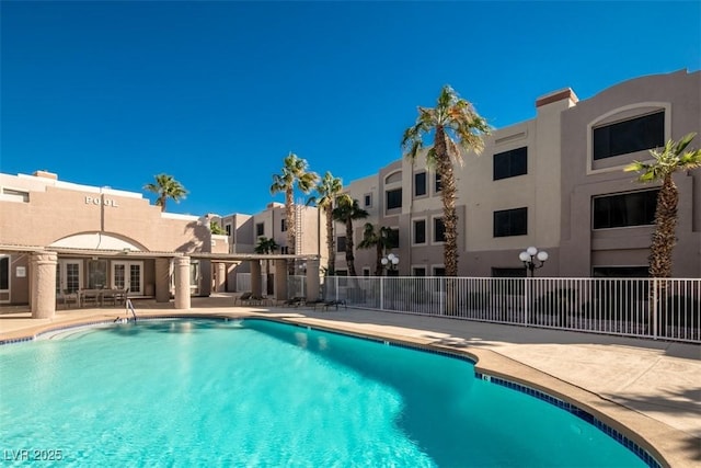 2028 Mesquite Ln Unit 302, Laughlin, NV 89029 - community pool featuring a patio area