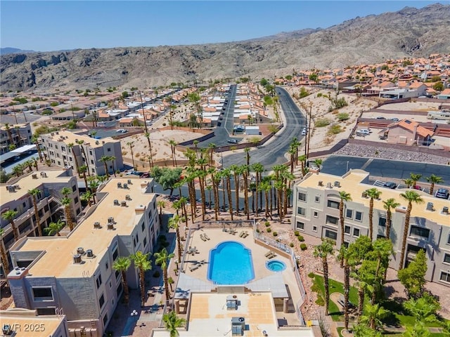 2028 Mesquite Ln Unit 302, Laughlin, NV 89029 - aerial view of mountains and a pool