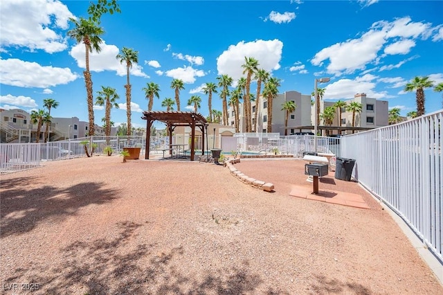 2028 Mesquite Ln Unit 302, Laughlin, NV 89029 - view of yard with a pergola and a residential view