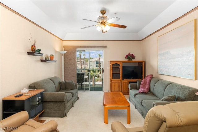 3550 Bay Sands Dr Unit 3096, Laughlin, NV 89029 - carpeted living area with a ceiling fan