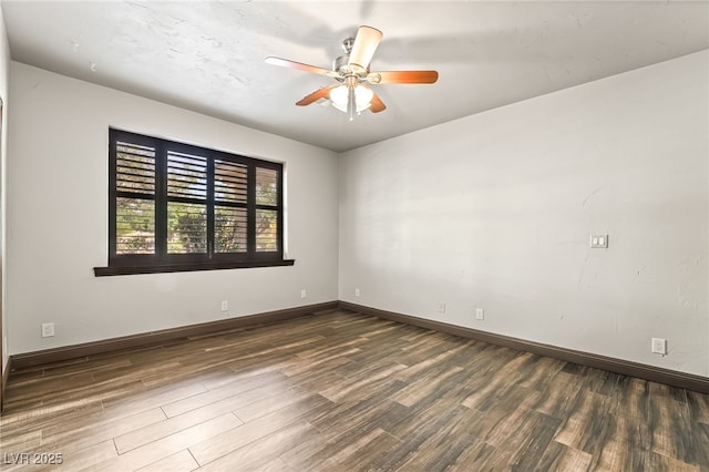 7154 Ranchito Cir, Las Vegas, NV 89120 - spare room with wood finished floors and a ceiling fan