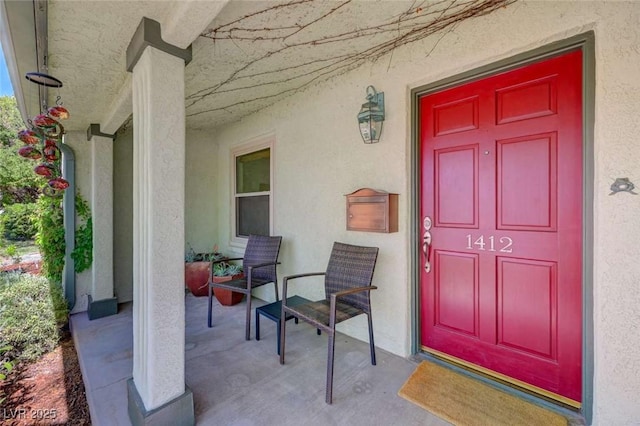 1412 5th St, Boulder City, NV 89005 - view of exterior entry featuring stucco siding