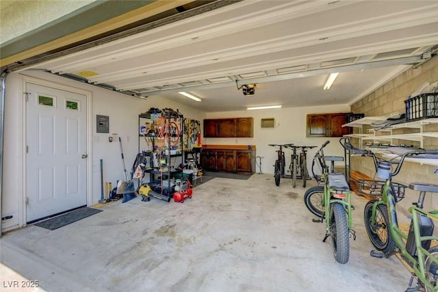 1412 5th St, Boulder City, NV 89005 - garage featuring a garage door opener