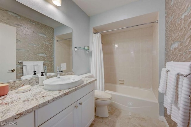 1412 5th St, Boulder City, NV 89005 - bathroom with shower / bathtub combination with curtain and vanity