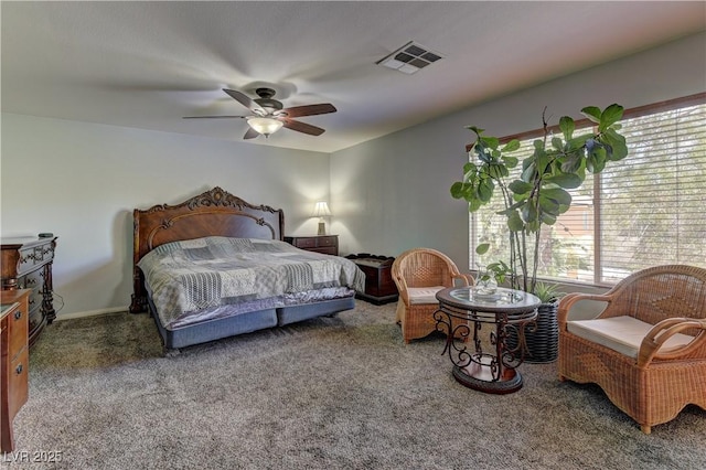 10978 Dornoch Castle St, Las Vegas, NV 89141 - bedroom with carpet floors and ceiling fan
