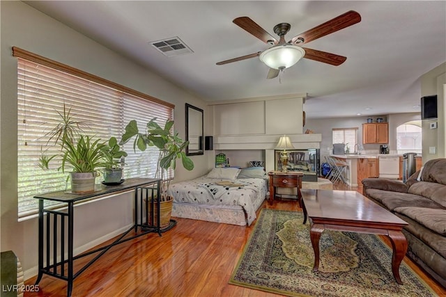 10978 Dornoch Castle St, Las Vegas, NV 89141 - bedroom featuring light wood finished floors and a sink