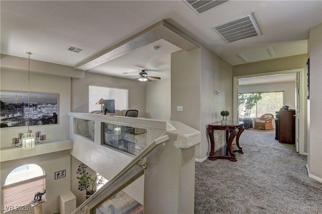 10978 Dornoch Castle St, Las Vegas, NV 89141 - hall with carpet and baseboards