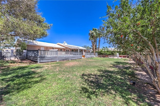 2780 Montessouri St, Las Vegas, NV 89117 - fenced backyard with a deck