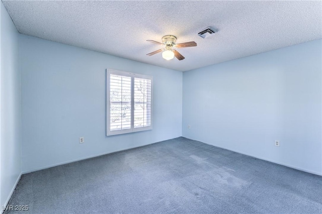 2780 Montessouri St, Las Vegas, NV 89117 - carpeted empty room featuring a ceiling fan and a textured ceiling