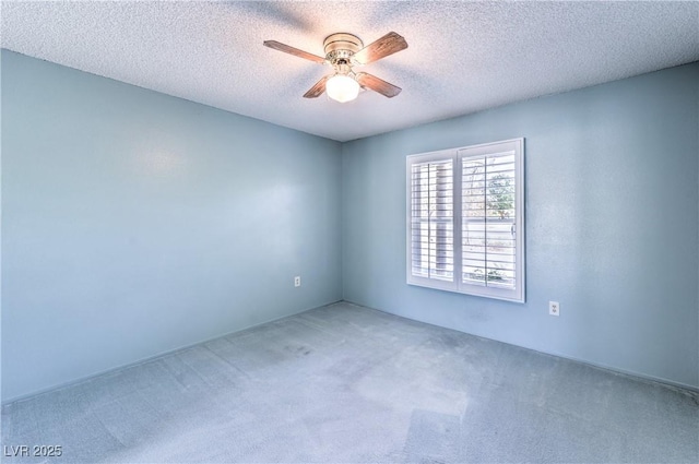 2780 Montessouri St, Las Vegas, NV 89117 - carpeted empty room featuring a ceiling fan and a textured ceiling