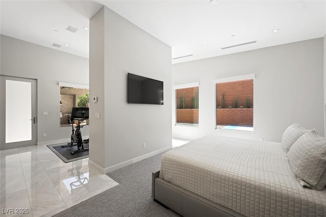 11 Hawkeye Ln, Las Vegas, NV 89135 - bedroom featuring baseboards and an office area