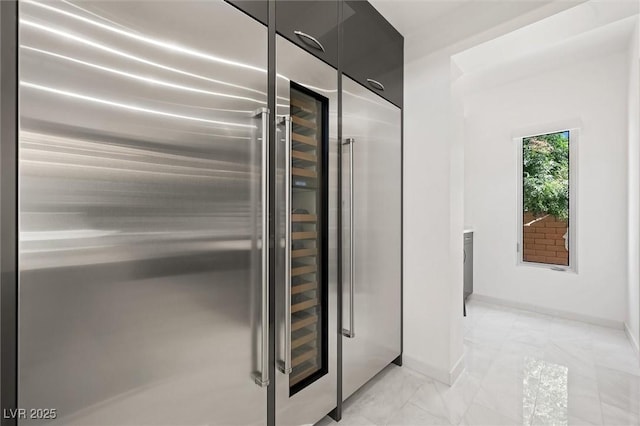 11 Hawkeye Ln, Las Vegas, NV 89135 - detailed view of fridge and baseboards