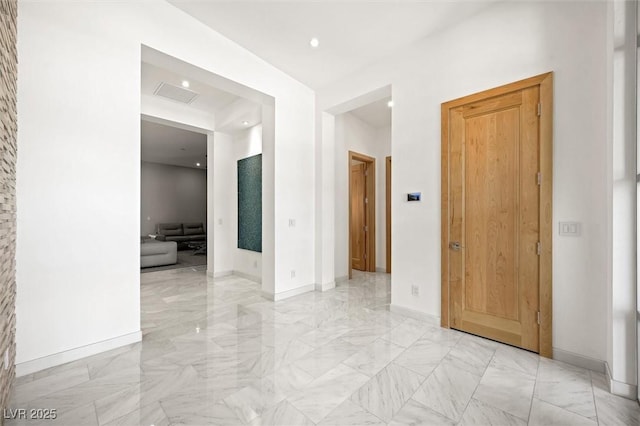 11 Hawkeye Ln, Las Vegas, NV 89135 - hall featuring light marble finish flooring and recessed lighting