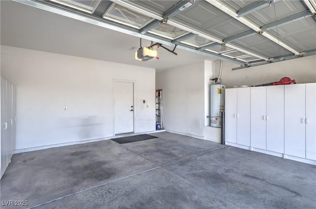 233 Ventana Heights St, Henderson, NV 89074 - garage with a garage door opener and gas water heater
