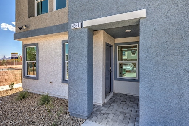 4948 Fern Mesa Ave Lot 130, Las Vegas, NV 89139 - view of exterior entry featuring stucco siding