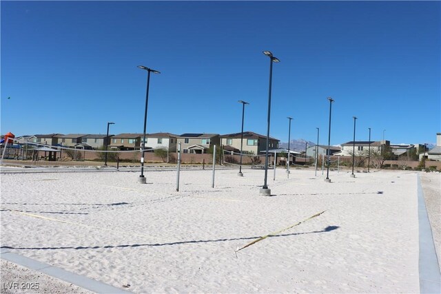 7022 Judith River St, North Las Vegas, NV 89084 - view of property's community with a residential view and volleyball court