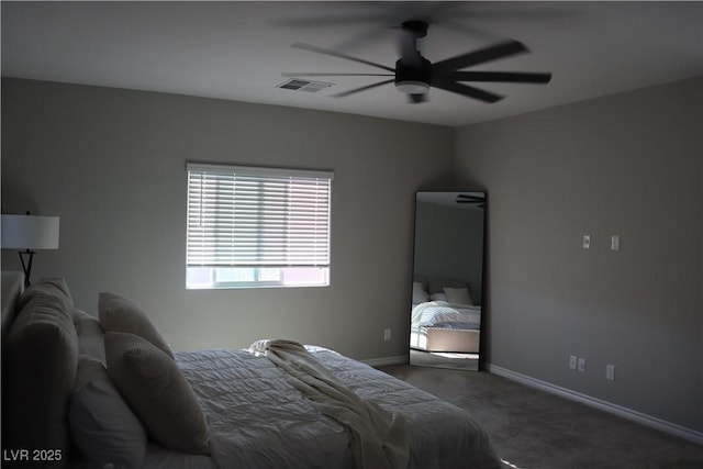 7022 Judith River St, North Las Vegas, NV 89084 - carpeted bedroom with baseboards and ceiling fan