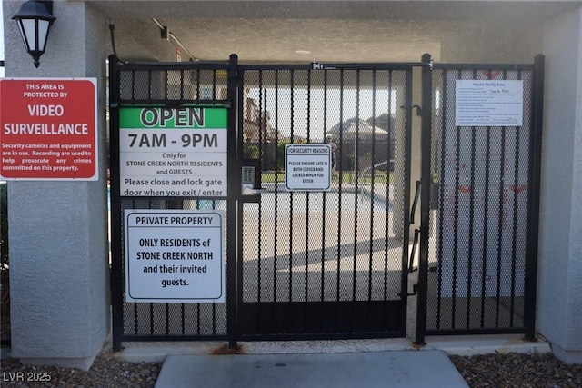 7022 Judith River St, North Las Vegas, NV 89084 - exterior view of a gate