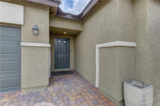 4441 Glossier Ave, North Las Vegas, NV 89084 - entrance to property featuring stucco siding