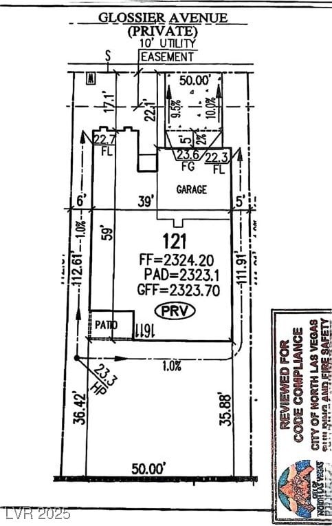 4441 Glossier Ave, North Las Vegas, NV 89084 - view of floor plan / room layout