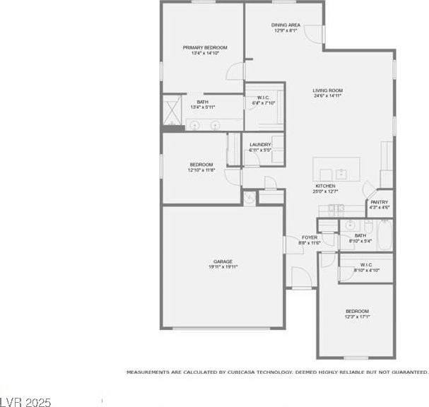 4441 Glossier Ave, North Las Vegas, NV 89084 - view of room layout