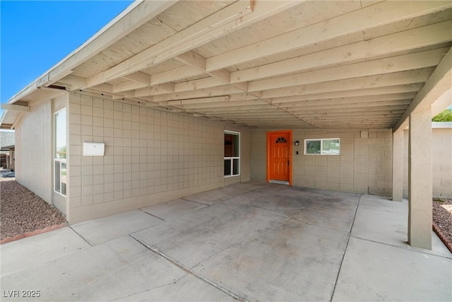 1915 Balboa Ave, Las Vegas, NV 89169 - view of patio / terrace with a carport