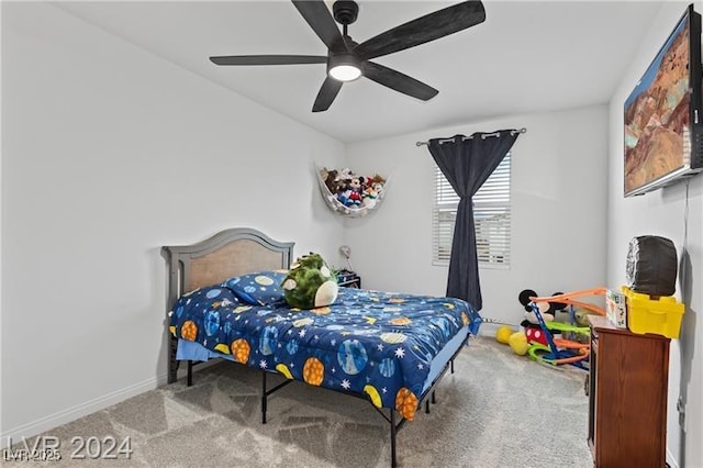 10106 Queens Pearl St, Las Vegas, NV 89141 - bedroom featuring carpet and a ceiling fan