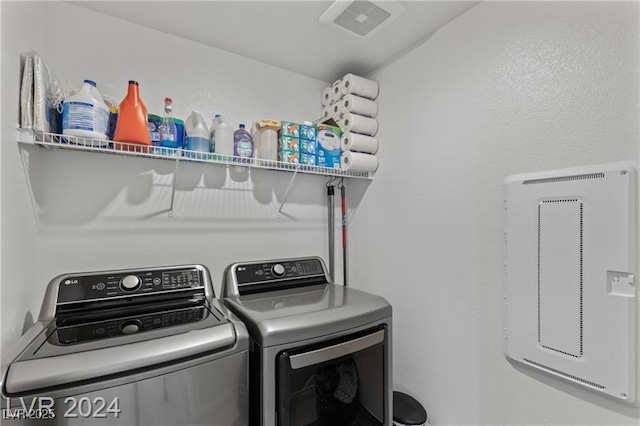 10106 Queens Pearl St, Las Vegas, NV 89141 - washroom with independent washer and dryer