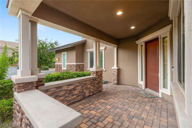 5676 Corona Vista St, Las Vegas, NV 89135 - view of porch
