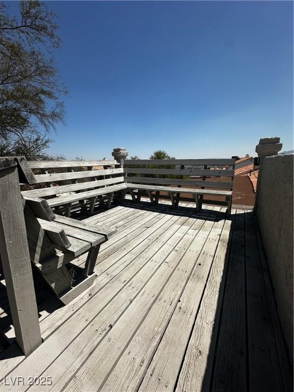3160 James A Bilbray Pkwy, Laughlin, NV 89029 - view of wooden terrace