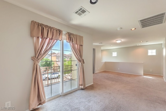 9065 Tantalizing Ave, Las Vegas, NV 89149 - spare room with light carpet and recessed lighting
