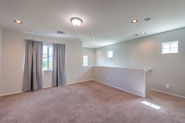 9065 Tantalizing Ave, Las Vegas, NV 89149 - carpeted empty room with recessed lighting and a smoke detector