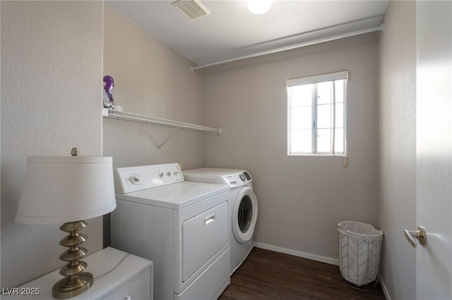 5204 Padua Way, Las Vegas, NV 89107 - laundry area featuring washer and dryer and dark wood-style floors