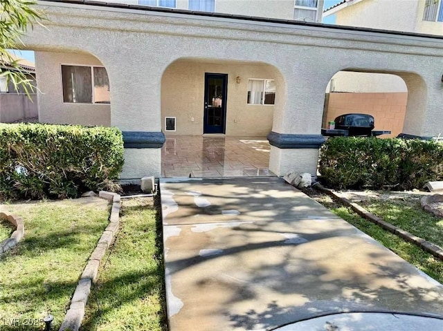 5204 Padua Way, Las Vegas, NV 89107 - property entrance featuring stucco siding